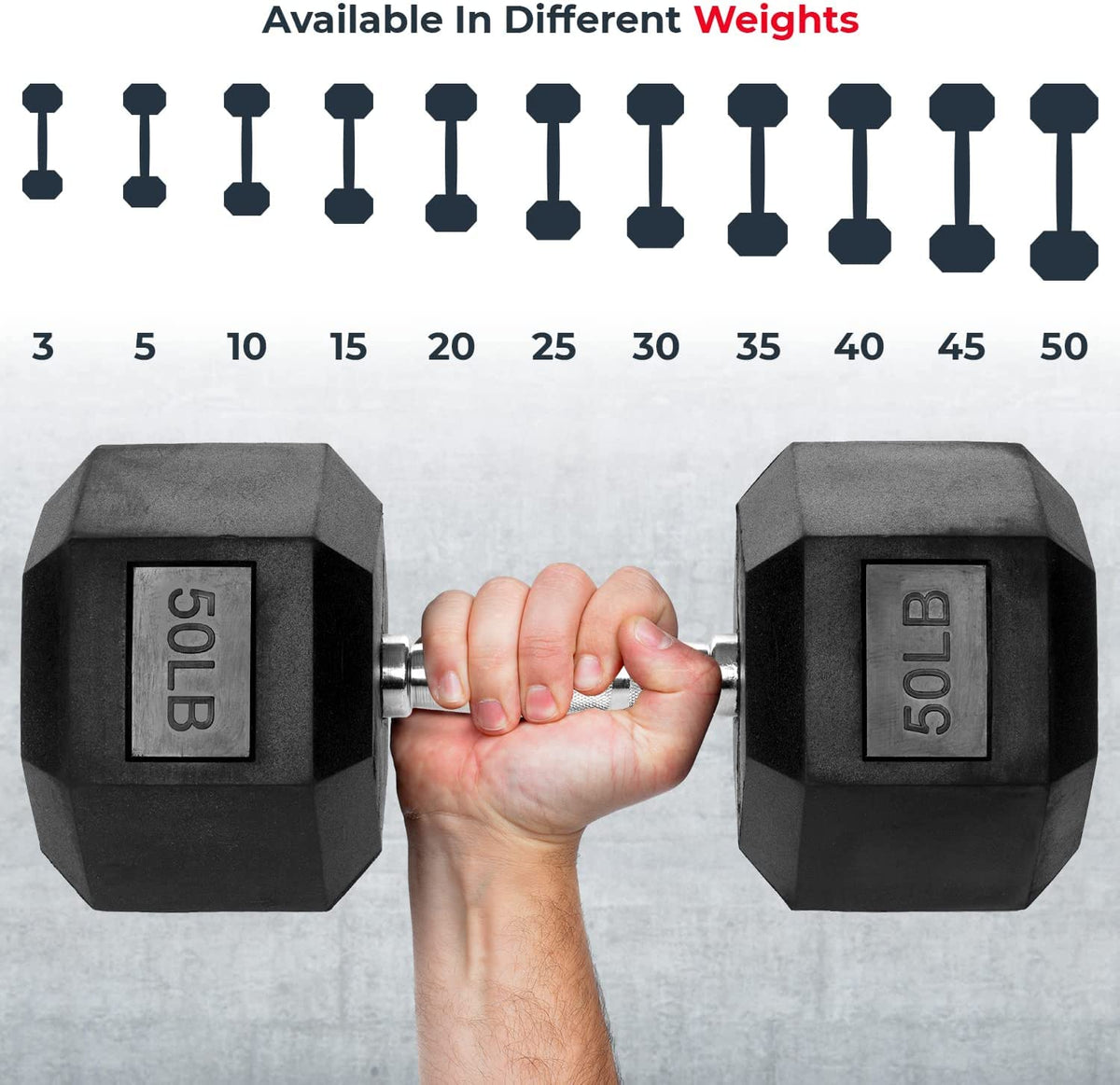 PVC Coated Hex Dumbbells Q8625