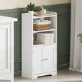 Small Bathroom Storage Cabinet with 2 Door and Shelves V9658
