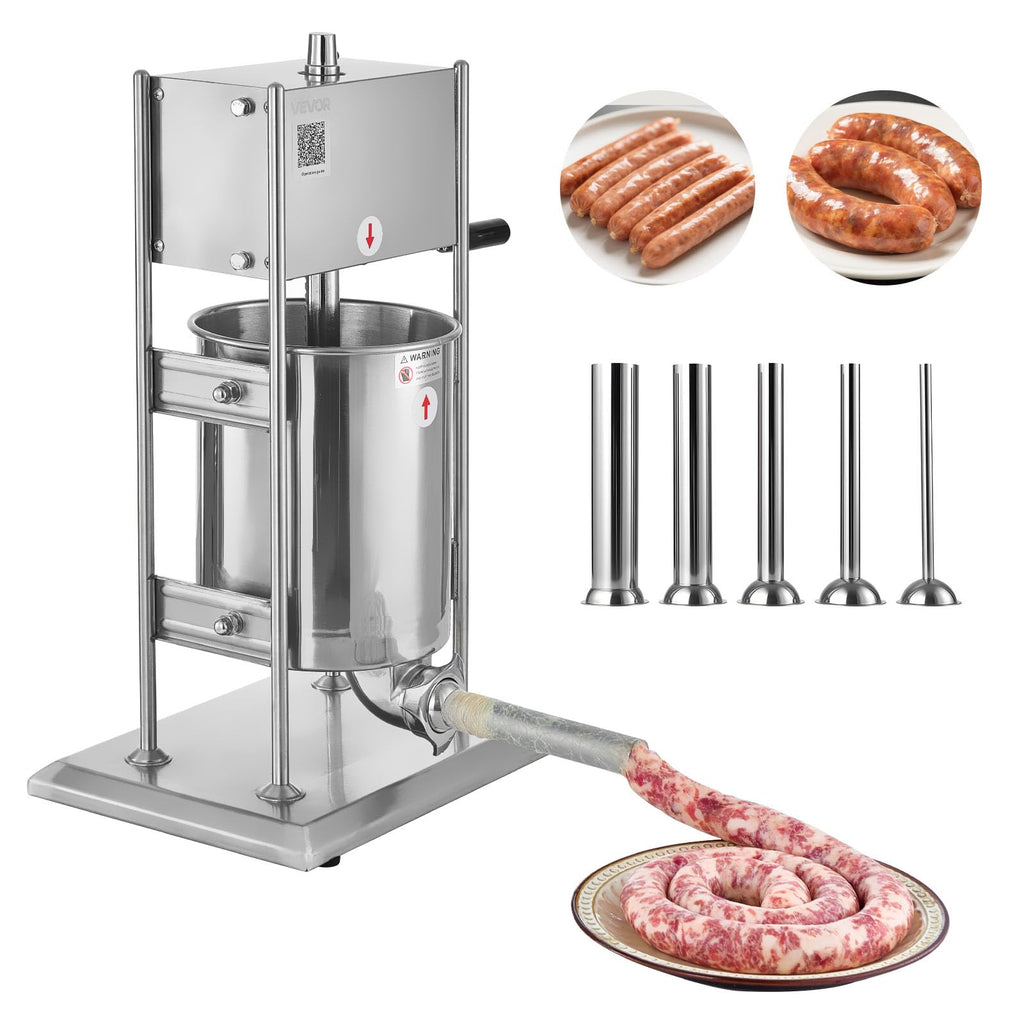 10 L Stainless Steel Vertical Manual Sausage Stuffer X908