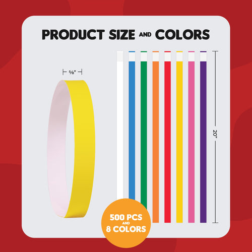 20 Inch 500 Count Waterproof Writable Tear-Resistant Pet ID Collars D53834