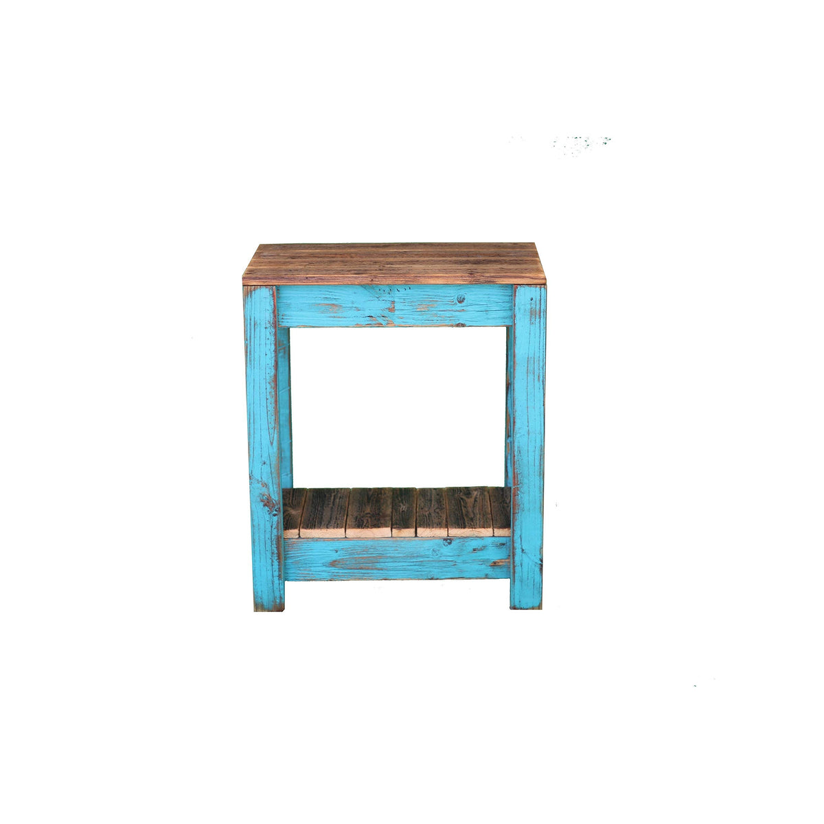 Turquoise Combo End Table U21663