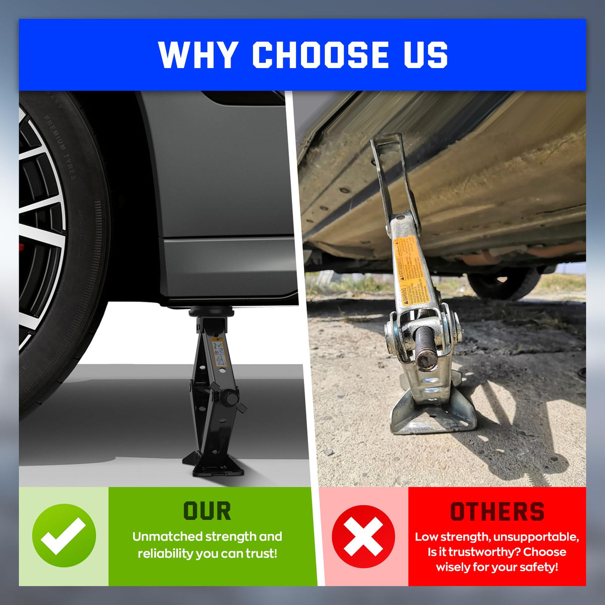2.5 Ton Scissor Jack Kit with Jack Pad L17342