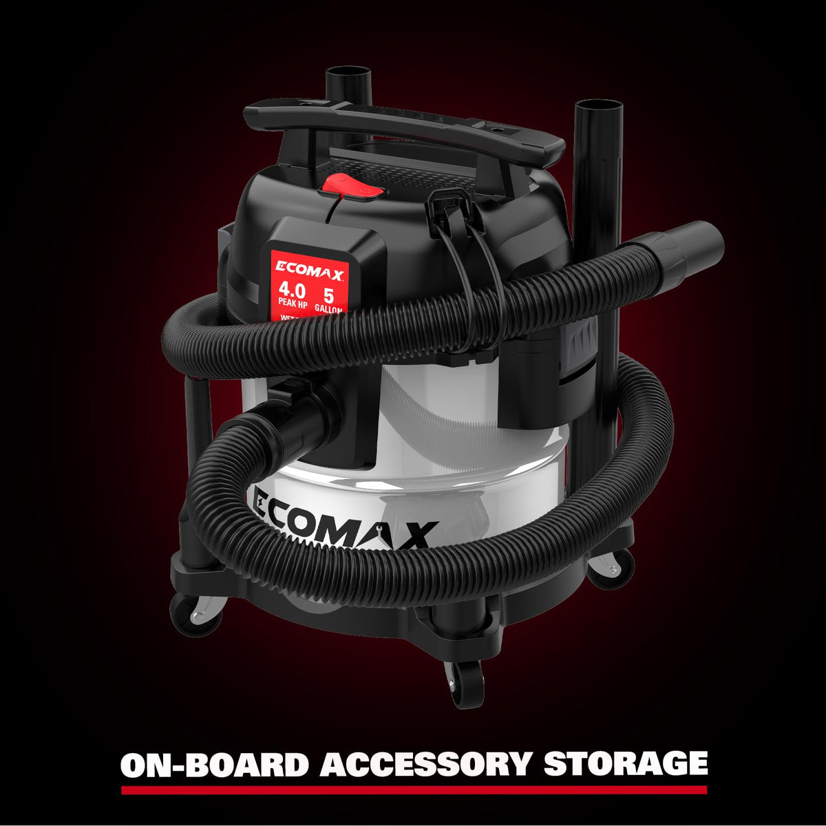 5 Gallon Stainless Steel Wet and Dry Shop Vacuum O973