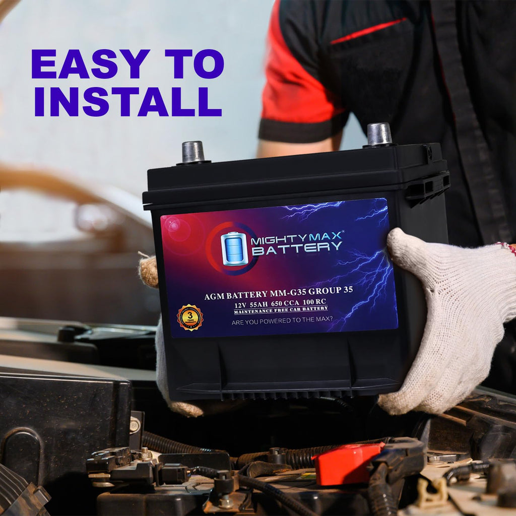 12V 55Ah AGM Replacement Battery C8387