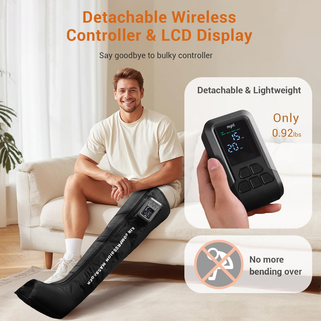 Cordless Full Leg Air Compression Massager D65516