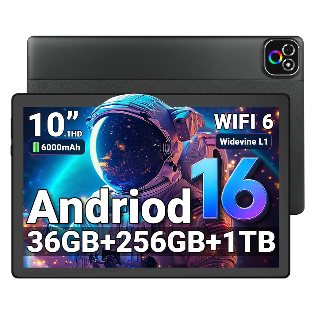 10.1 Inch Android 16 Tablet with 36GB RAM 256GB ROM Z694630