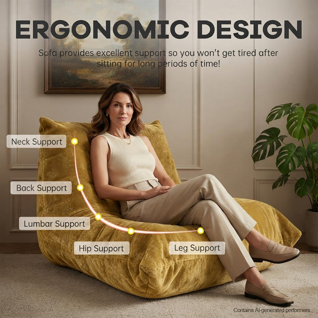 Large Bean Bag Chairs with Filler V947908