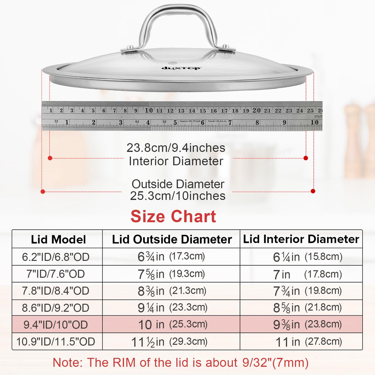 Glass Replacement Lid R821072