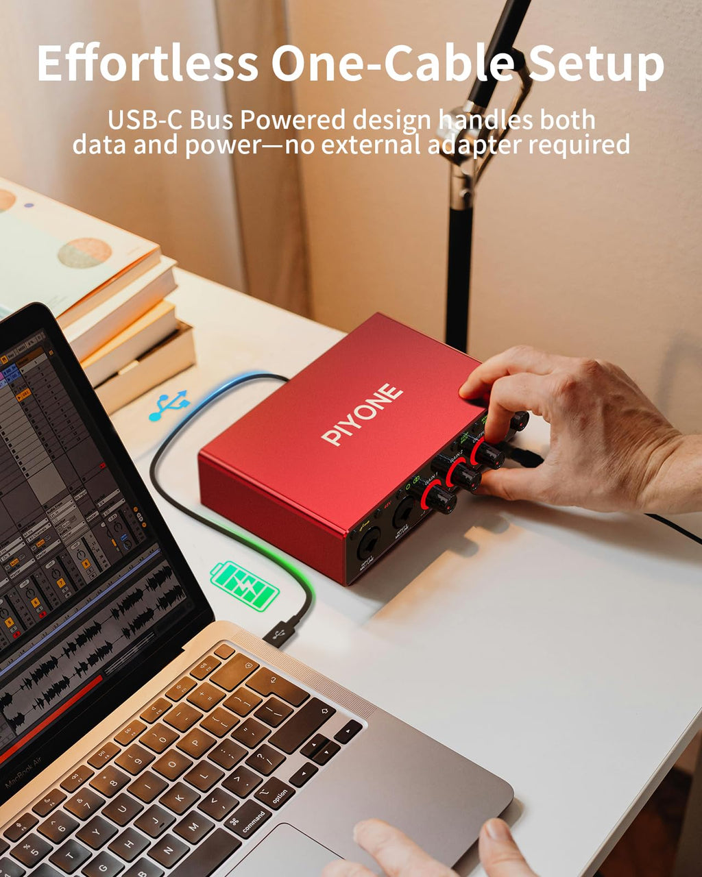 2X2 24-bit/192kHz Audio Interface with XLR/TRS Combo Input L441977