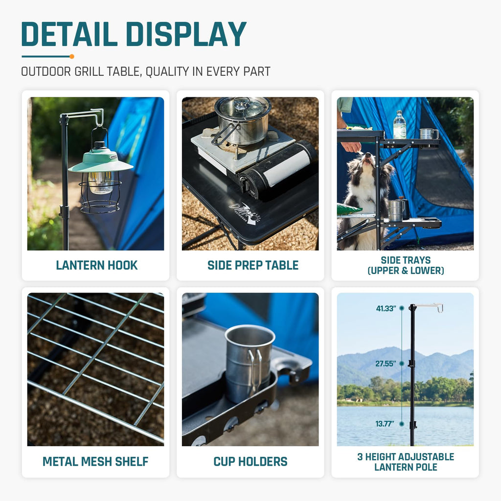 Folding Camping Kitchen Station N45624