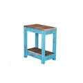 Turquoise Combo End Table U21663
