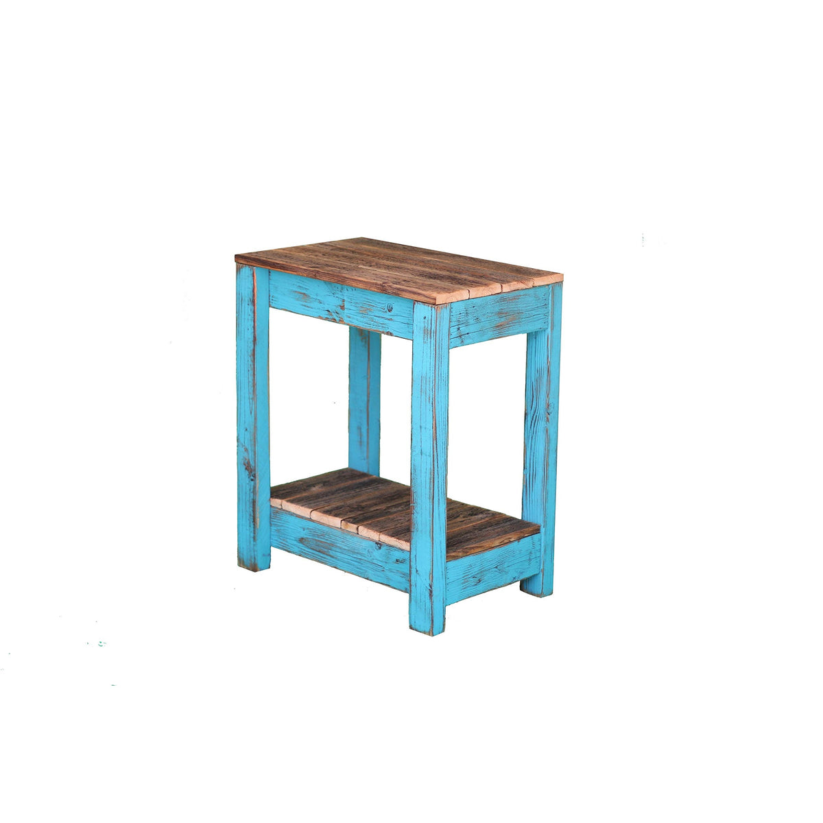 Turquoise Combo End Table U21663