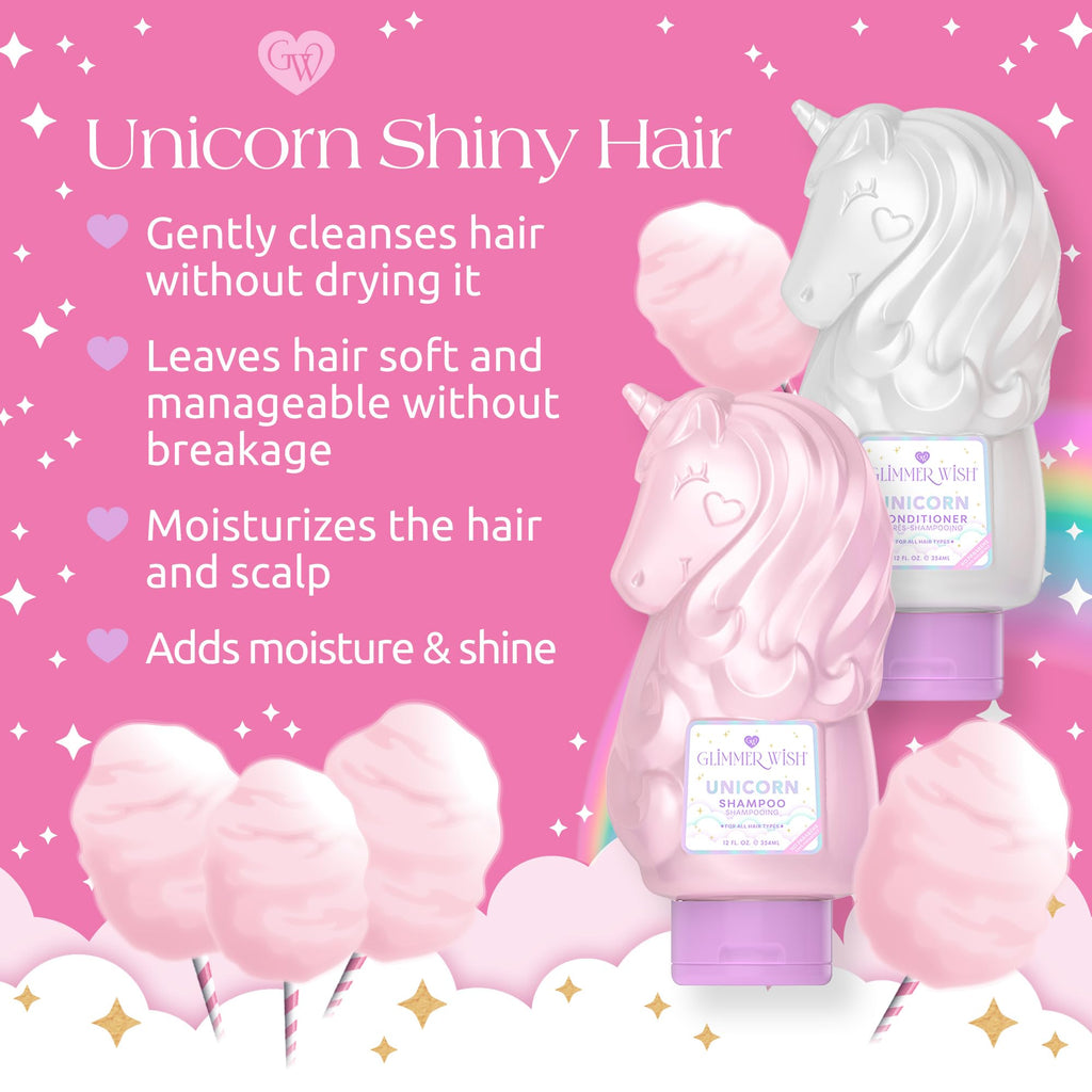 Unicorn Shampoo + Conditioner Tropical Beach Scent 2 x 12 Fl Oz H873145