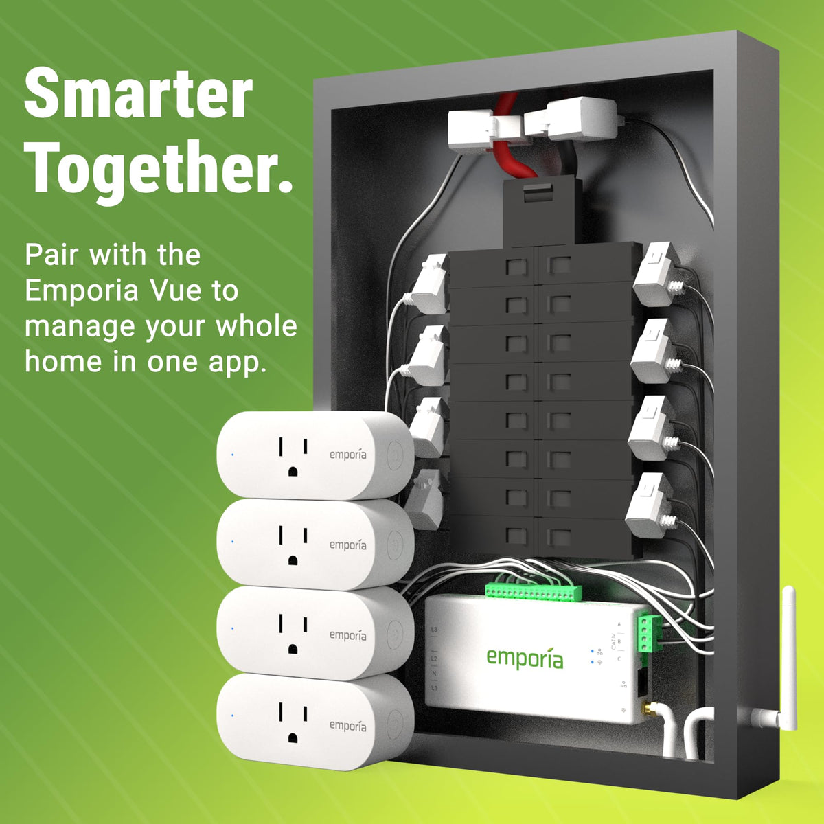 Energy Monitor with 16 Sensors and 4 Smart Plugs P76523