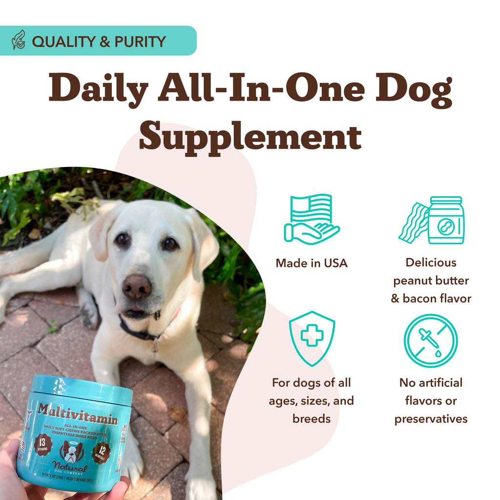 25-in-1 Multivitamin for Dogs 180 Count A6454