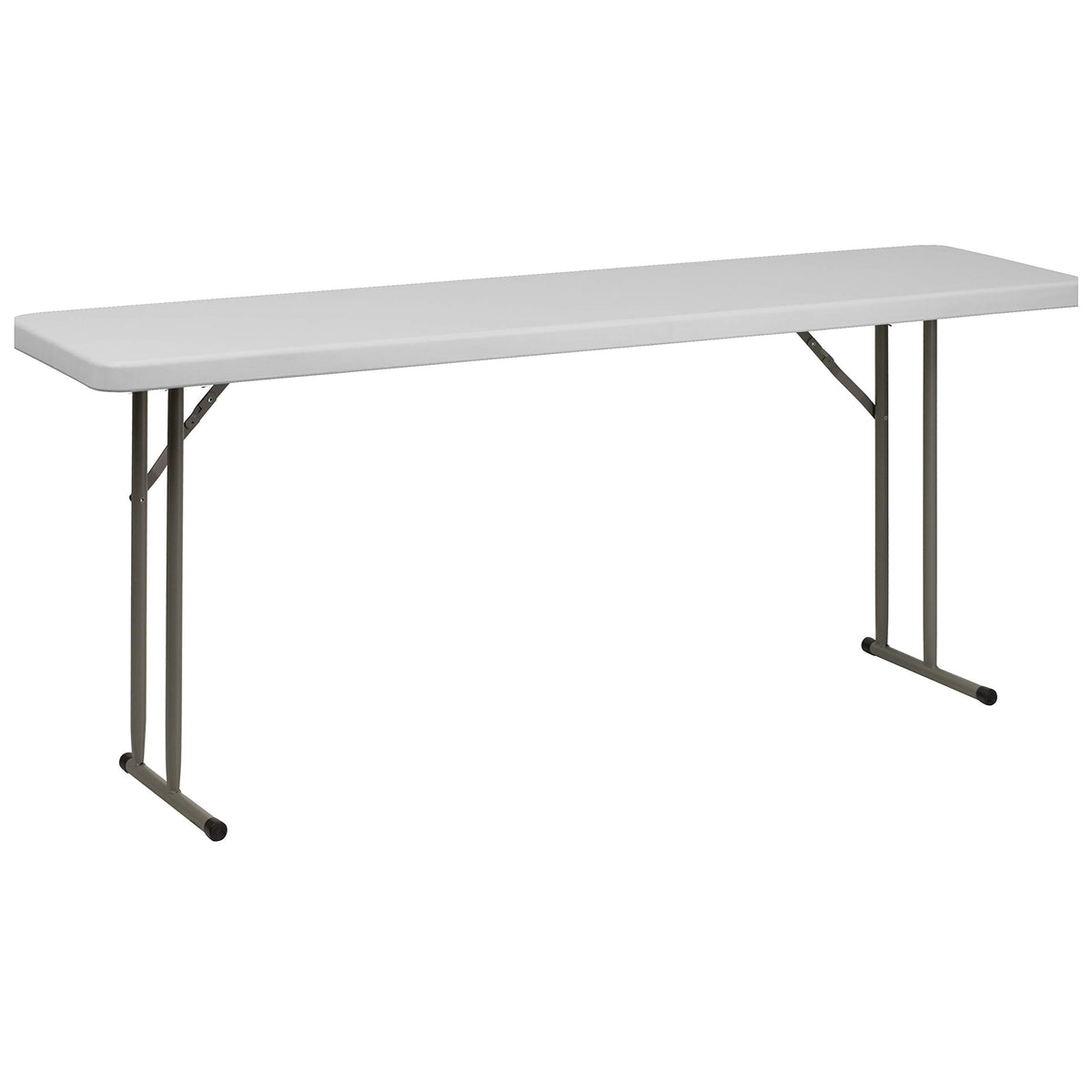 Granite White Plastic Folding Training Table Set K334179