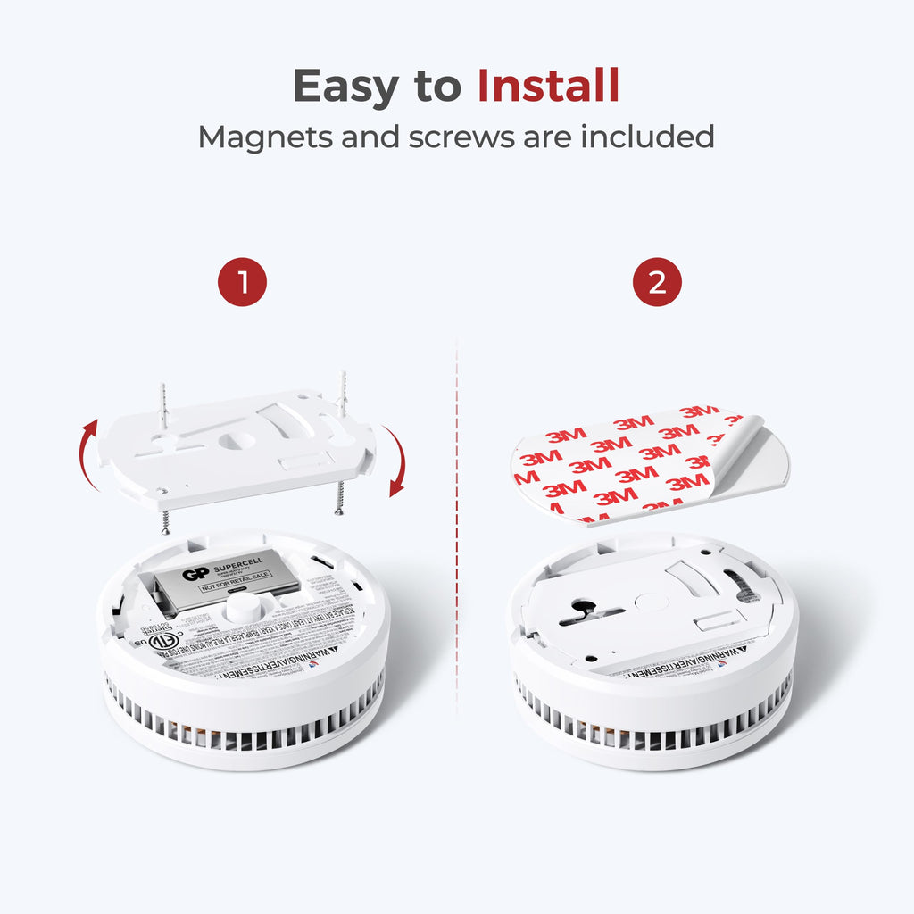 Smoke Detectors Replaceable Battery 1pack E50735