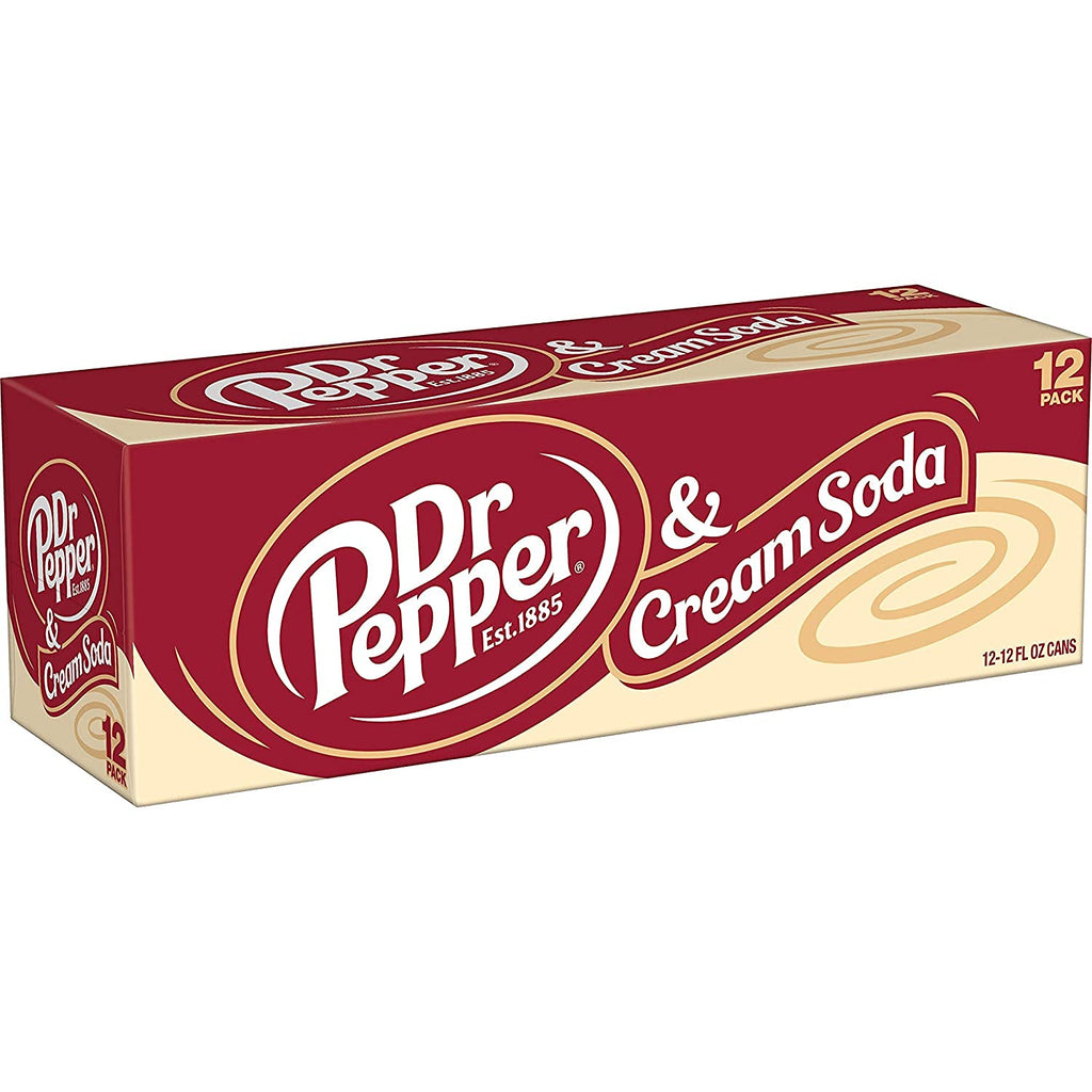 Dr Pepper and Cream Soda Zero 12 fl oz Cans 24 Count M82539