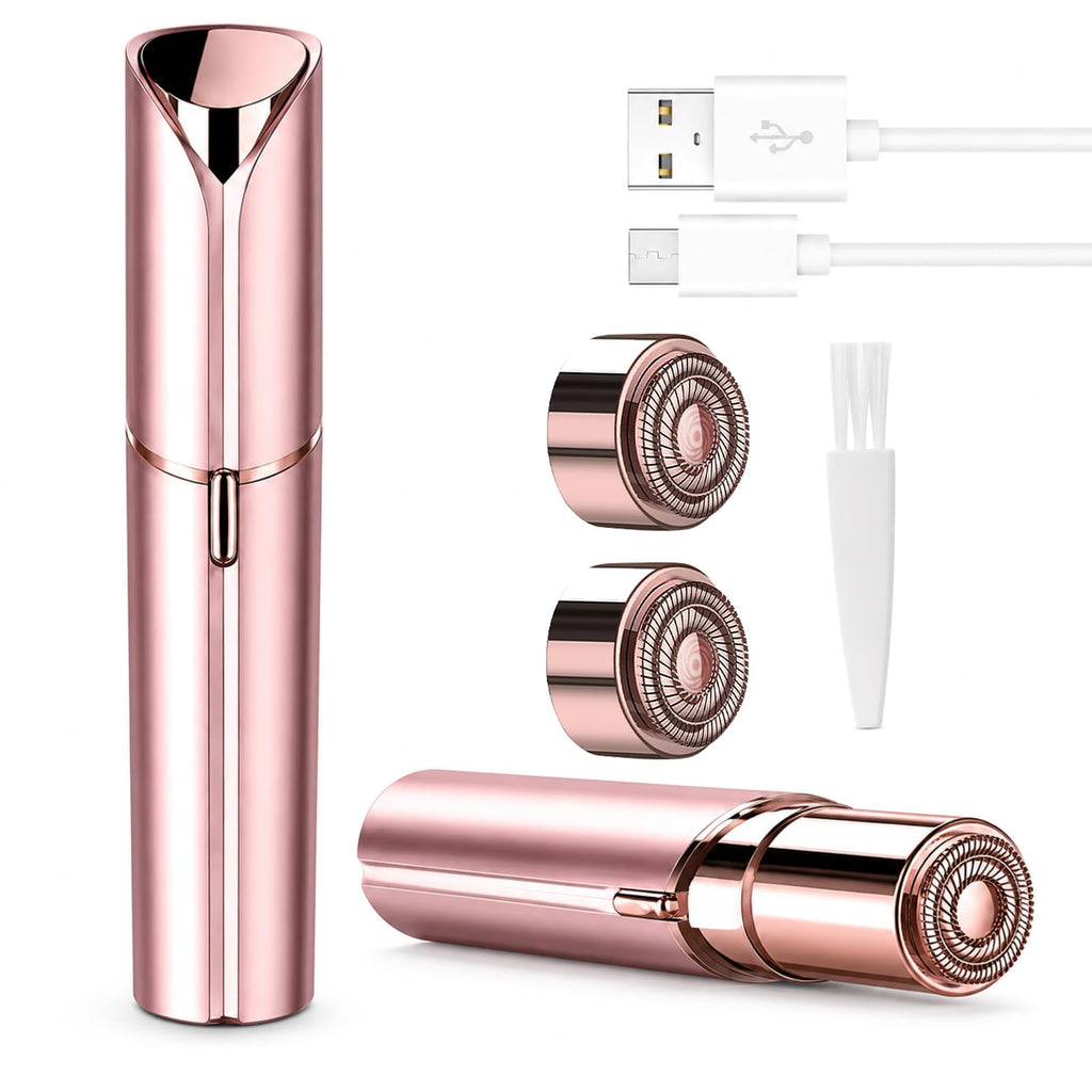 USB Rechargeable Facial Hair Remover with LED Light F654