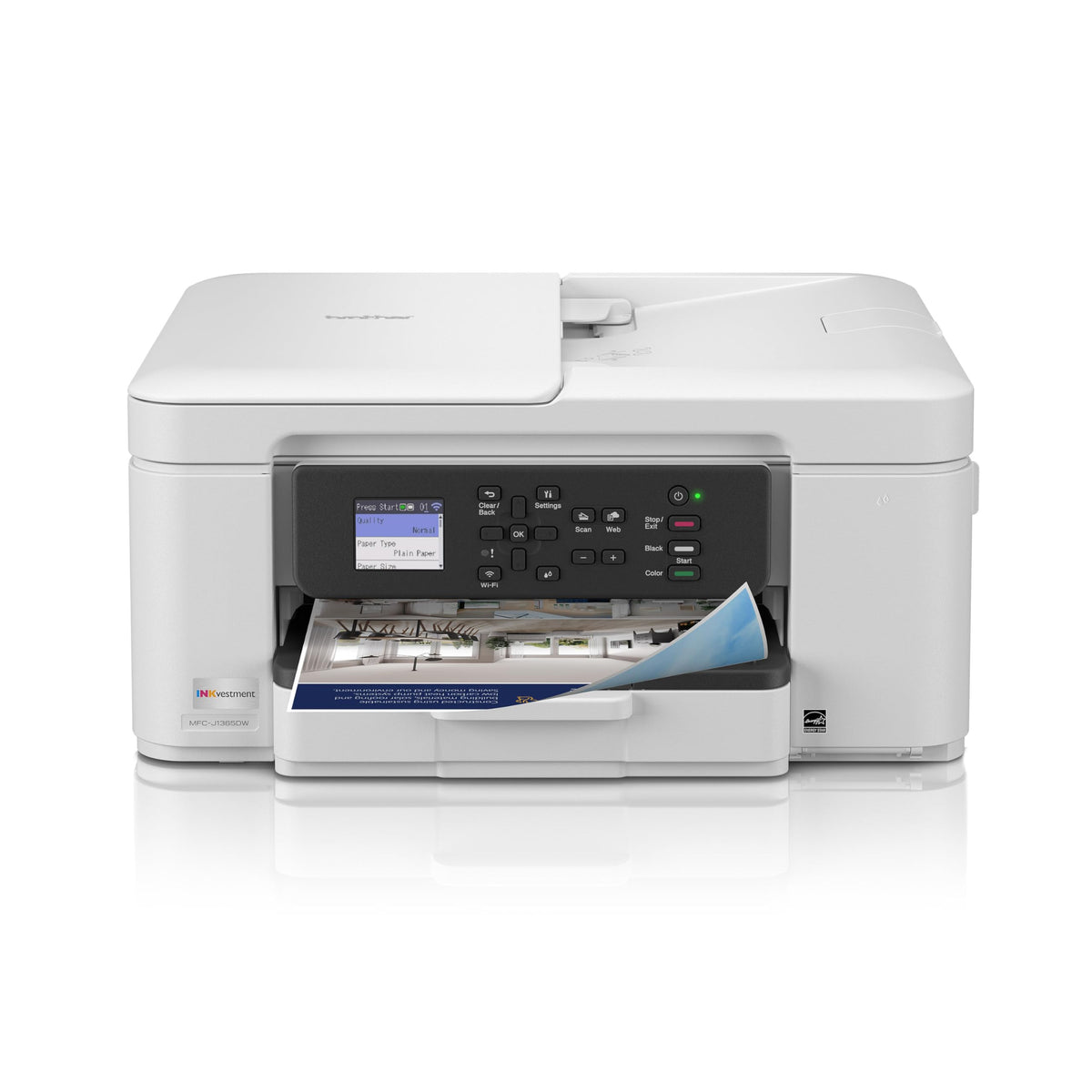 Wireless Color Inkjet All-in-One Printer with Automatic Duplex Printing B703