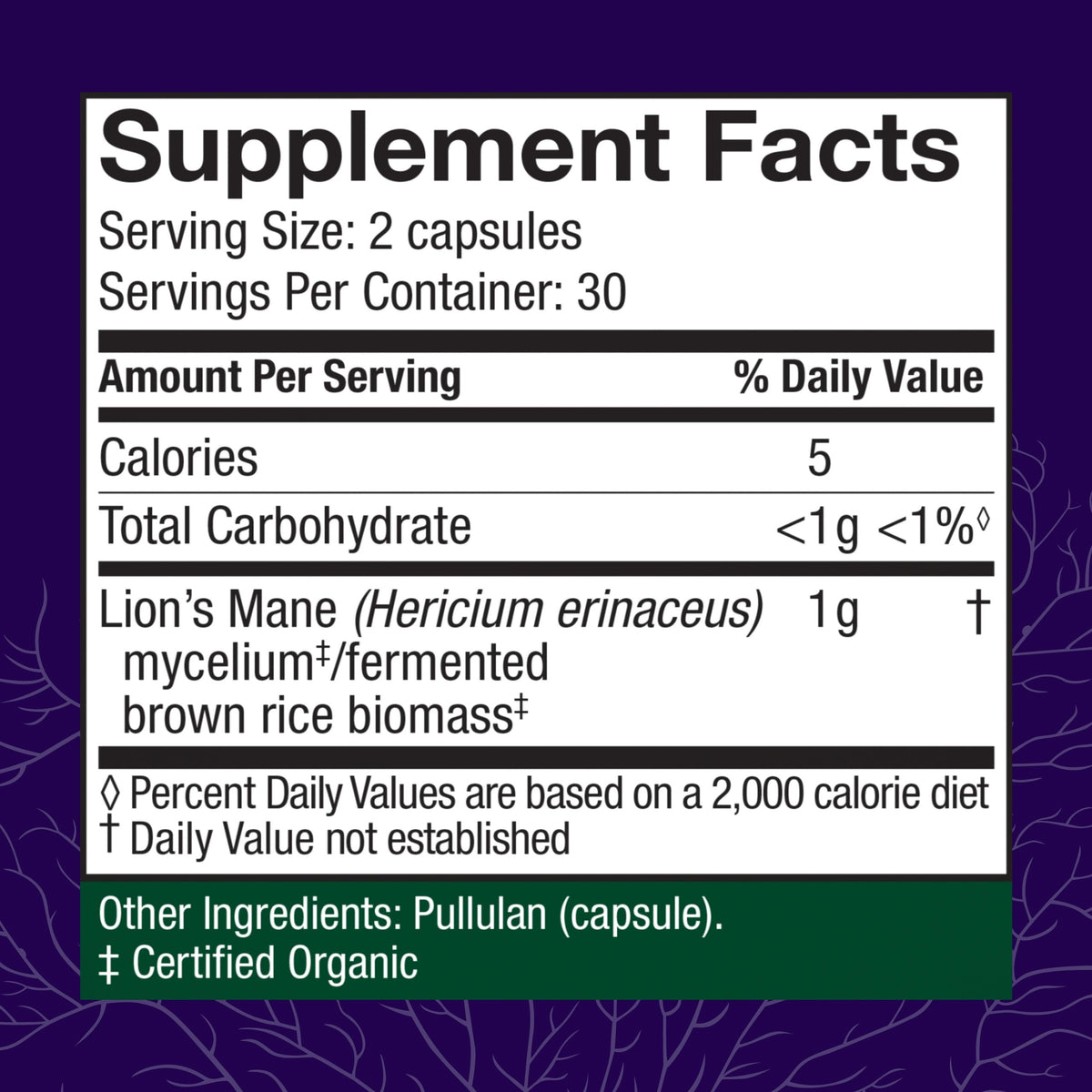 Lion's Mane 60 Capsules W227468