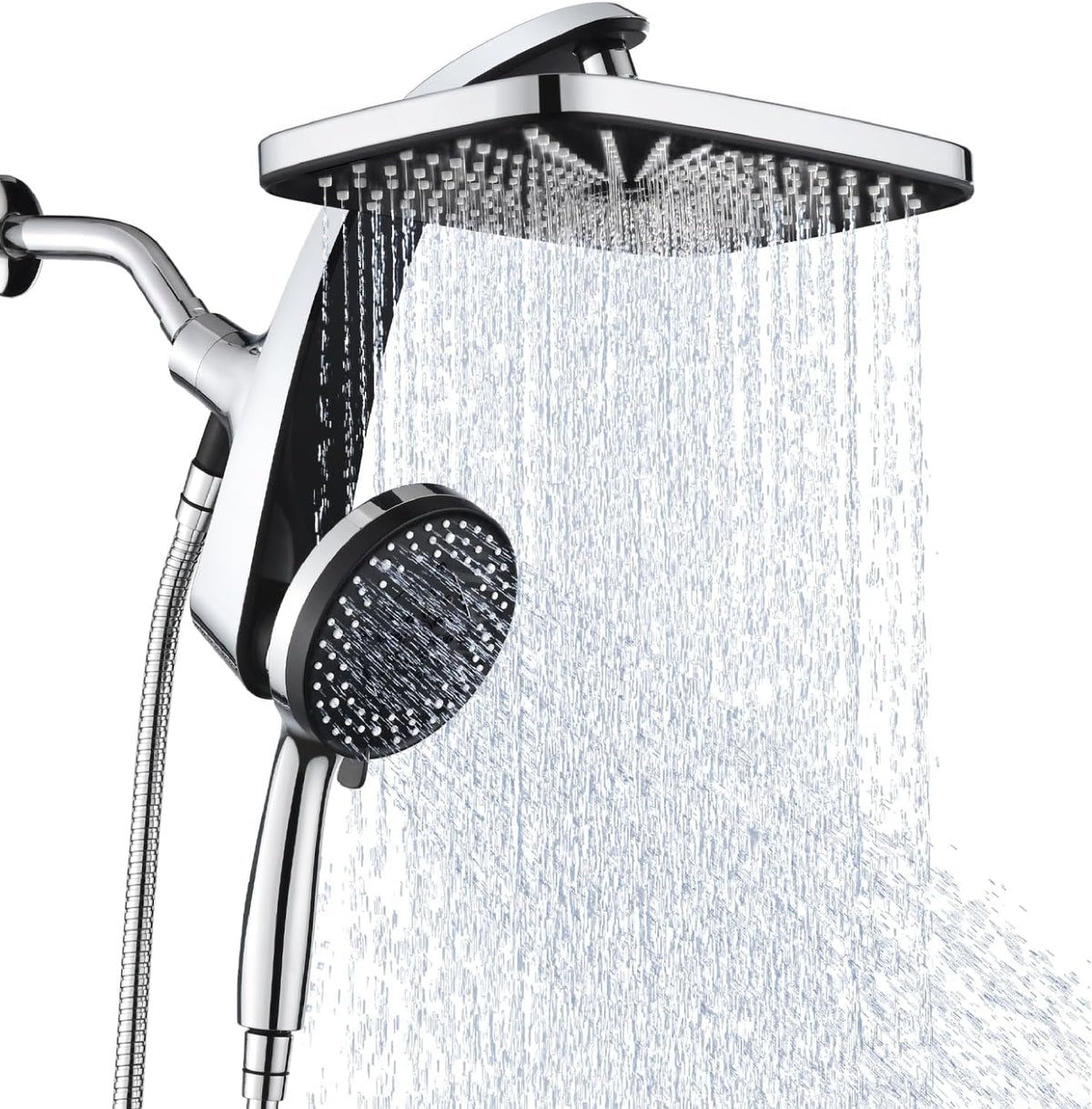 Chrome Handheld Rain Shower Head D7831
