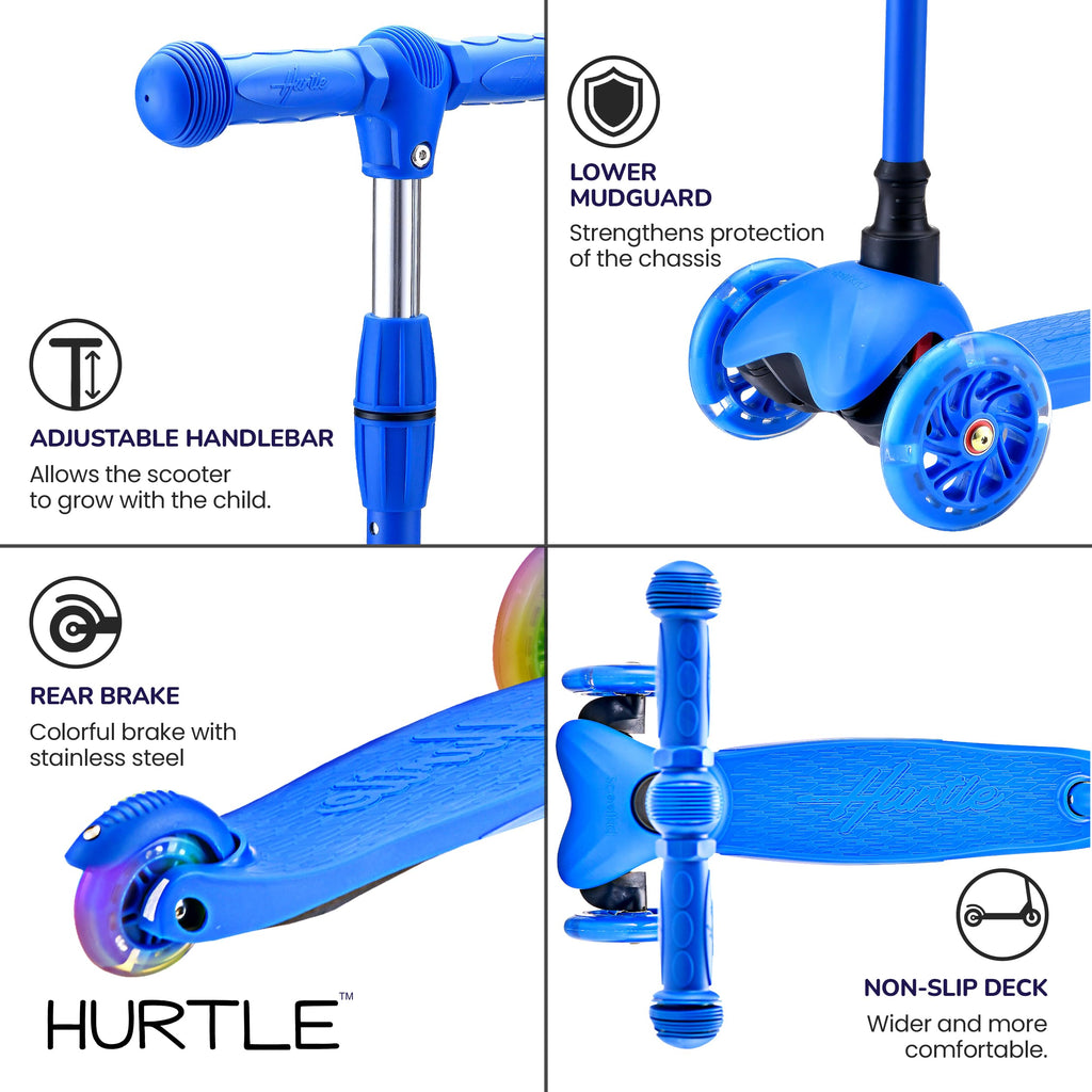 3 Wheel Kids Scooter with LED Wheels K605521