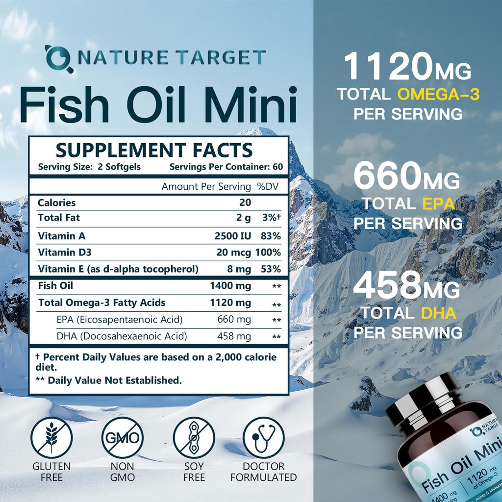 Fish Oil 1400 mg 120 Softgels X4670