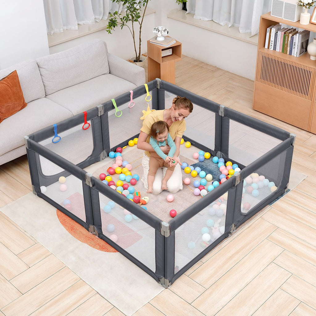 Grey Baby Playpen X671773