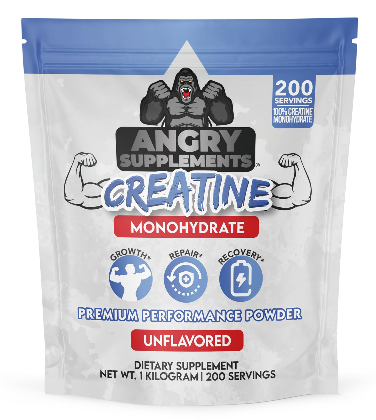 Unflavored Creatine Monohydrate Powder 1 Kilo V749