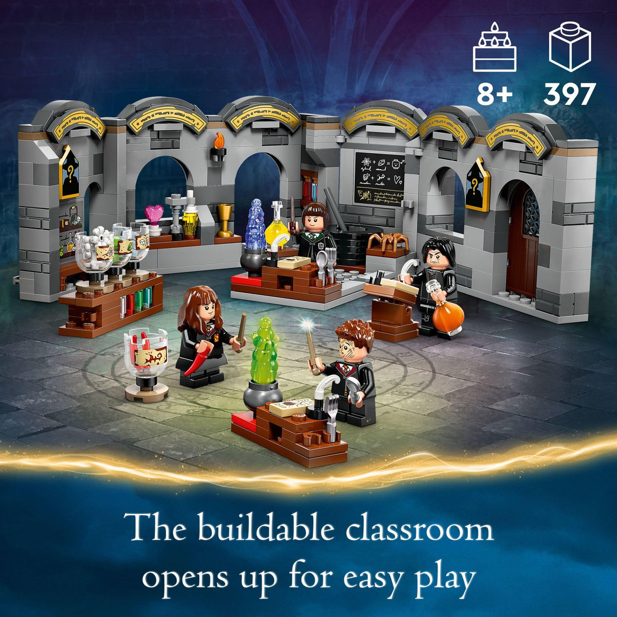 Potions Class Building Set with 4 Minifigures A877