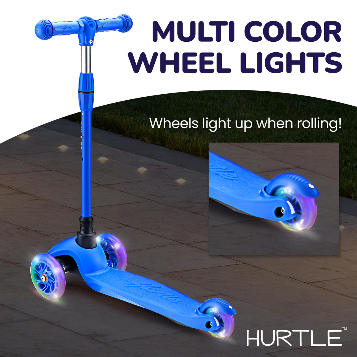 3 Wheel Kids Scooter with LED Wheels K605521