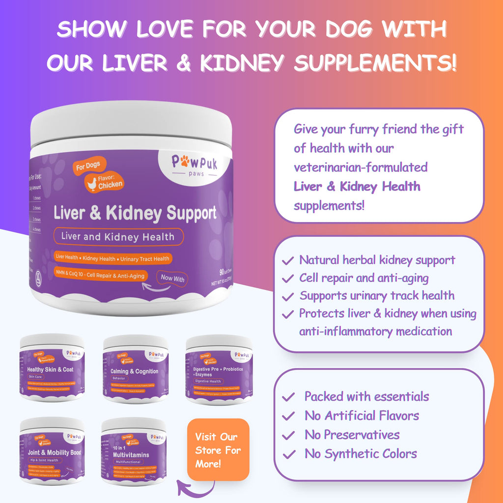 Liver & Kidney Vitamins Supplements for Dogs P705608