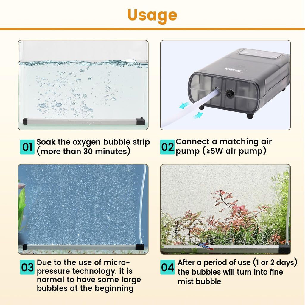Aquarium Bubble Strip Air Stone Kit F932374