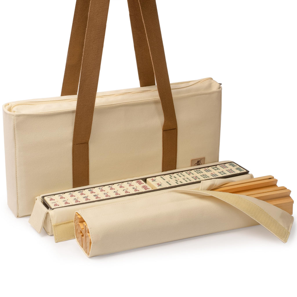 Ivory Stripes American Mahjong Set 166 Tiles N229004