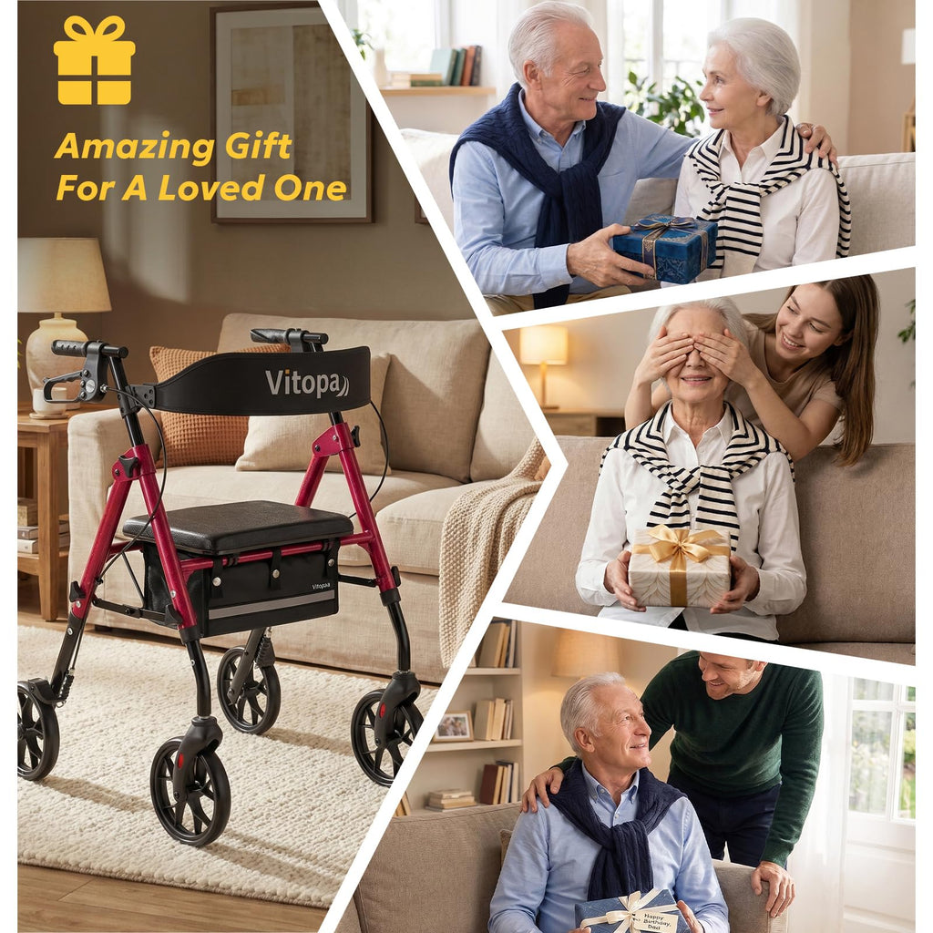 Foldable Rollator with Seat Z4783
