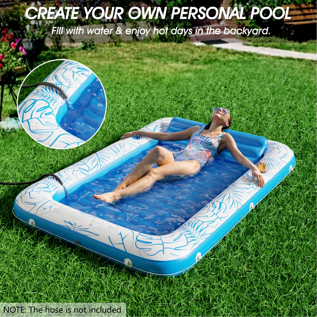 Inflatable Tanning Pool Lounger Float V658
