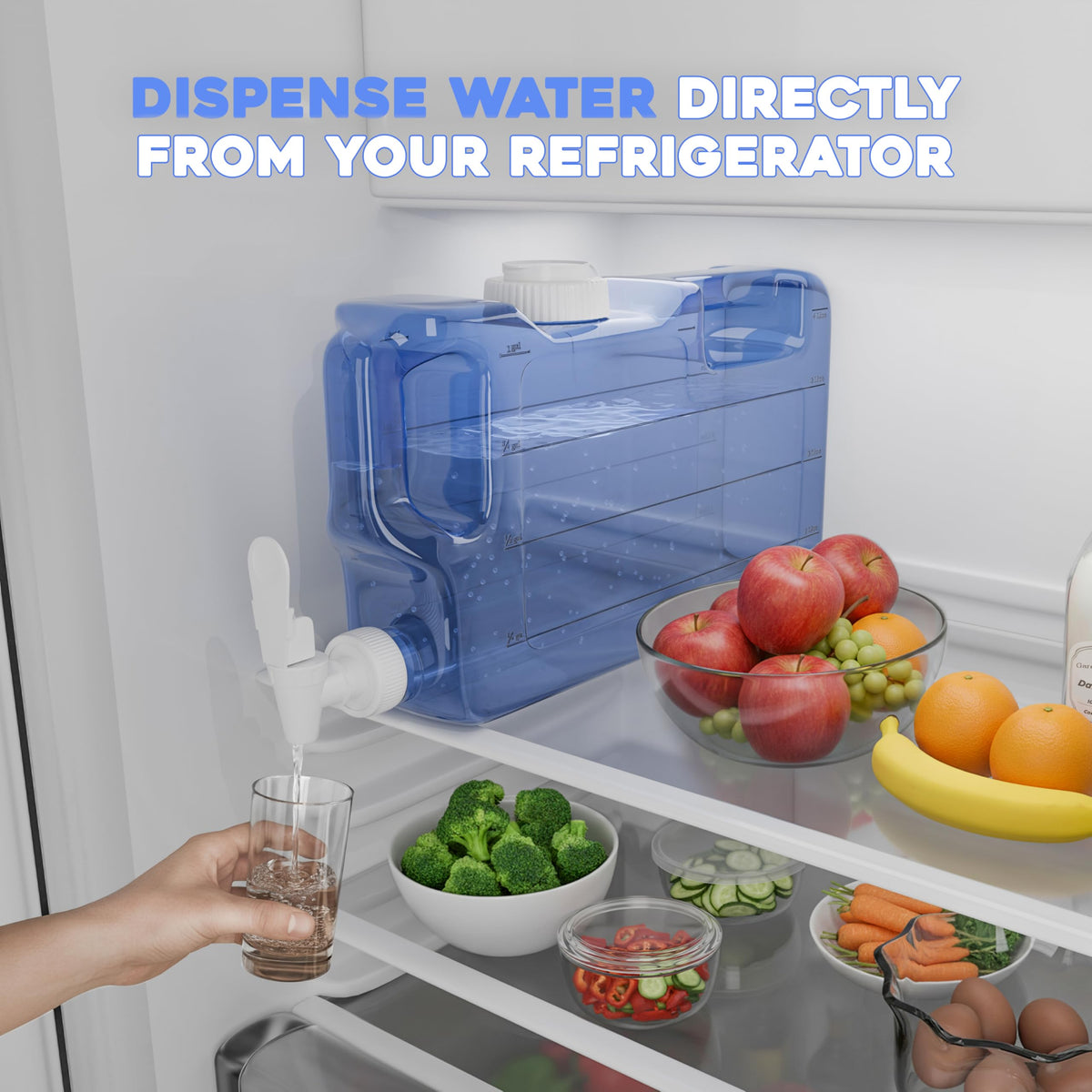 1.1 Gallon Water Dispenser Bottle with Spigot J404