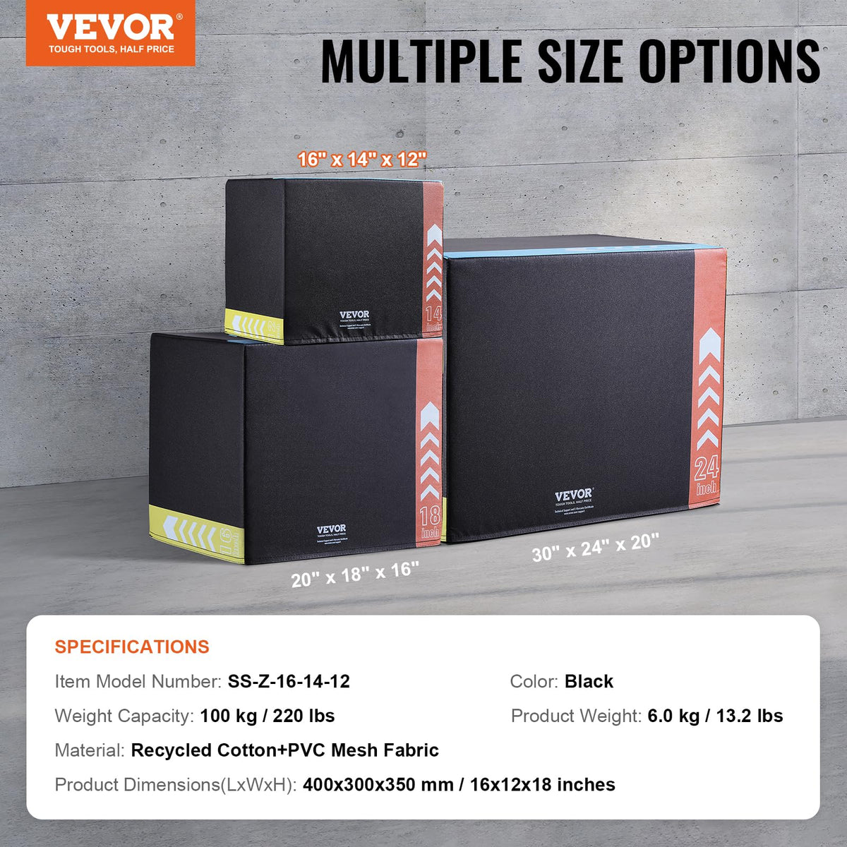3 in 1 Plyometric Jump Box Y431784