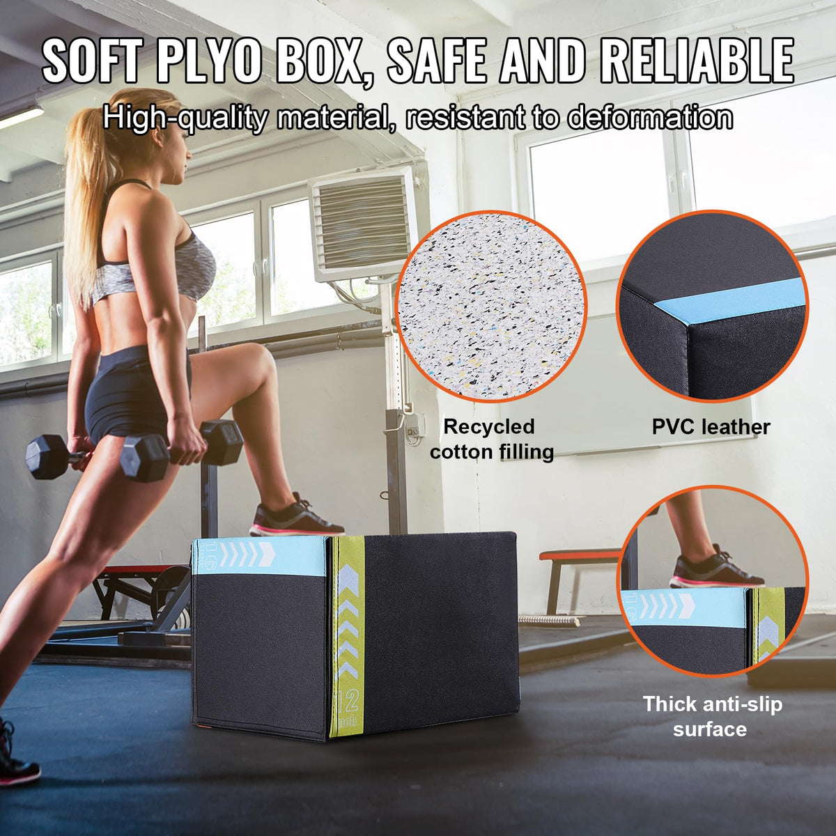 3 in 1 Plyometric Jump Box Y431784