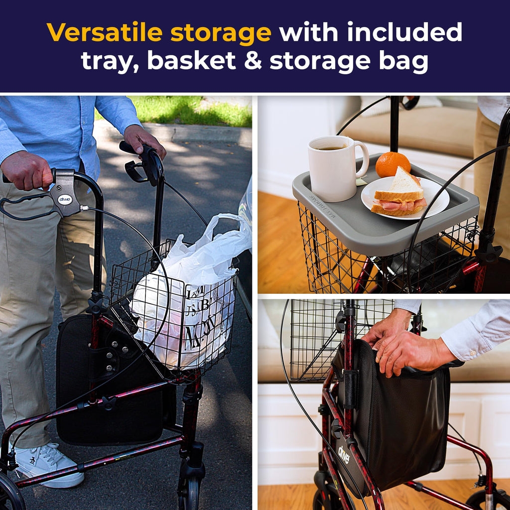 Foldable Rollator Walker D1724