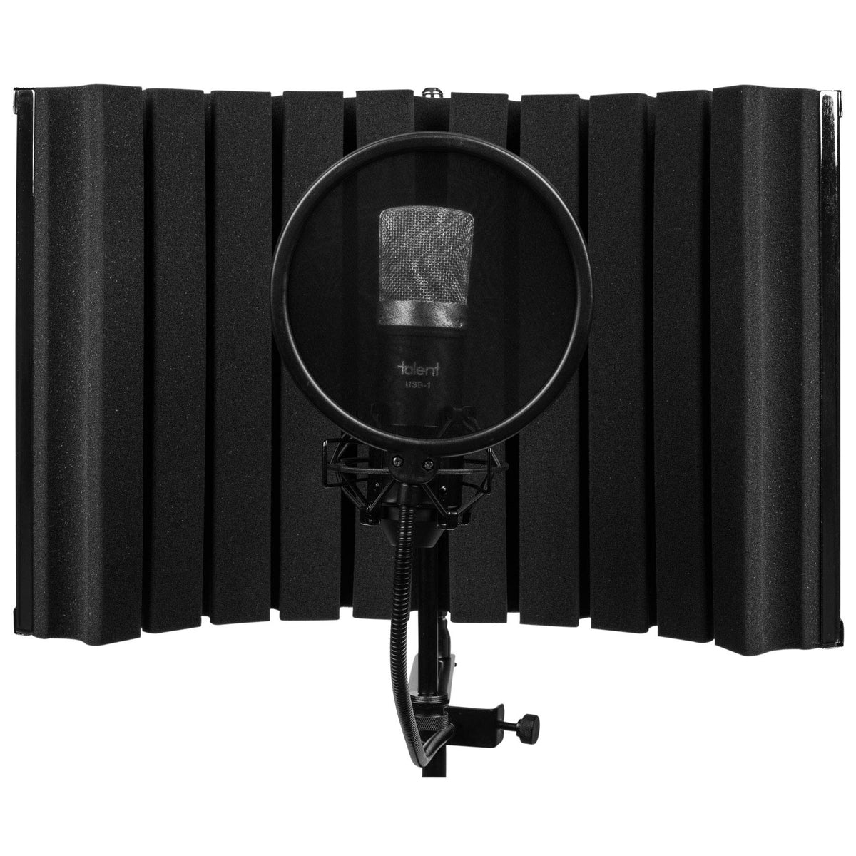 USB Condenser Microphone with Shock Mount and Pop Filter R56990