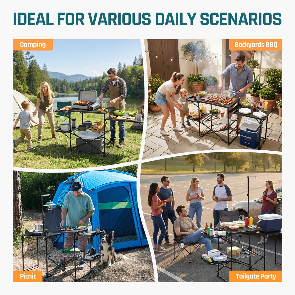 Folding Camping Kitchen Station N45624