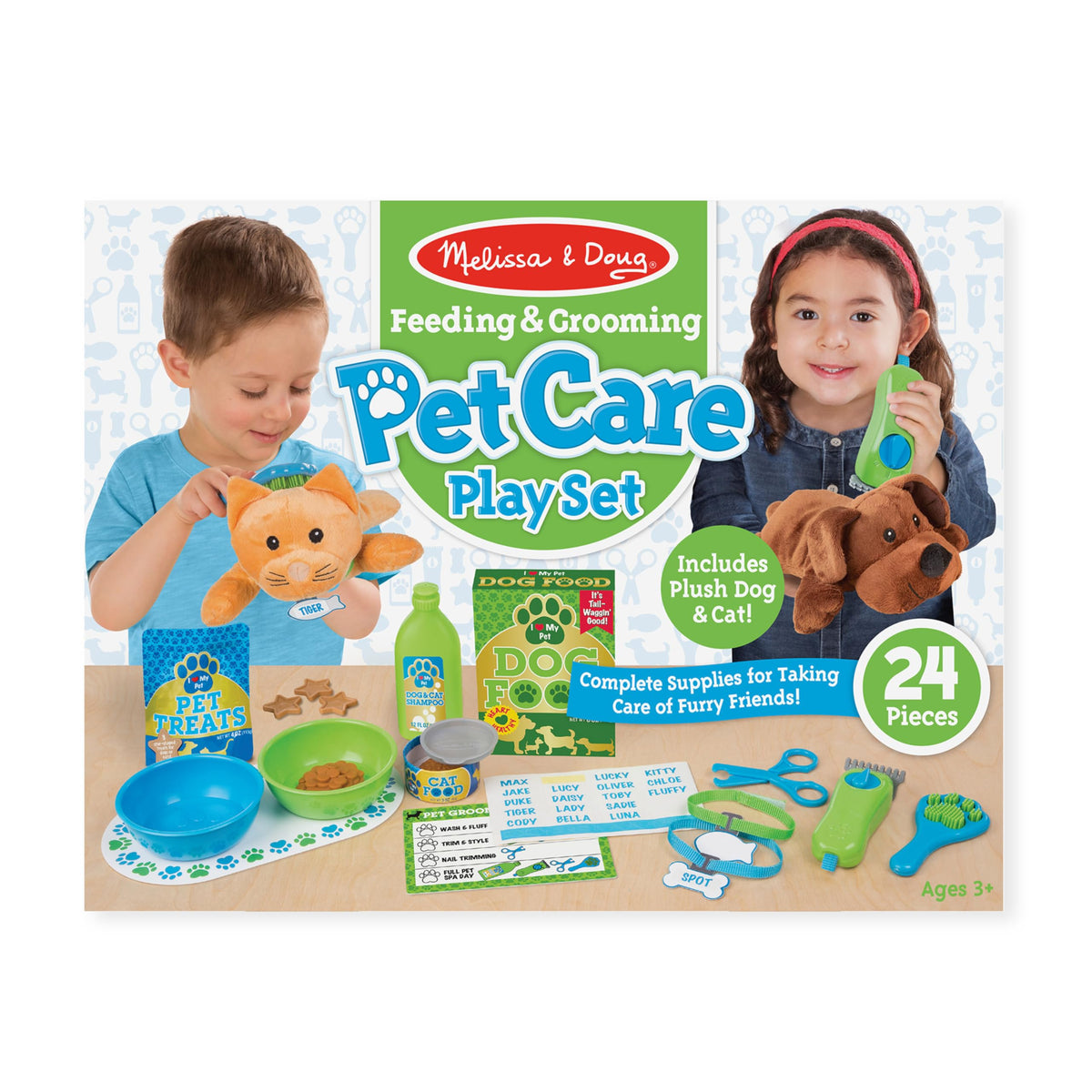 Feeding and Grooming Pet Care Play Set V799939