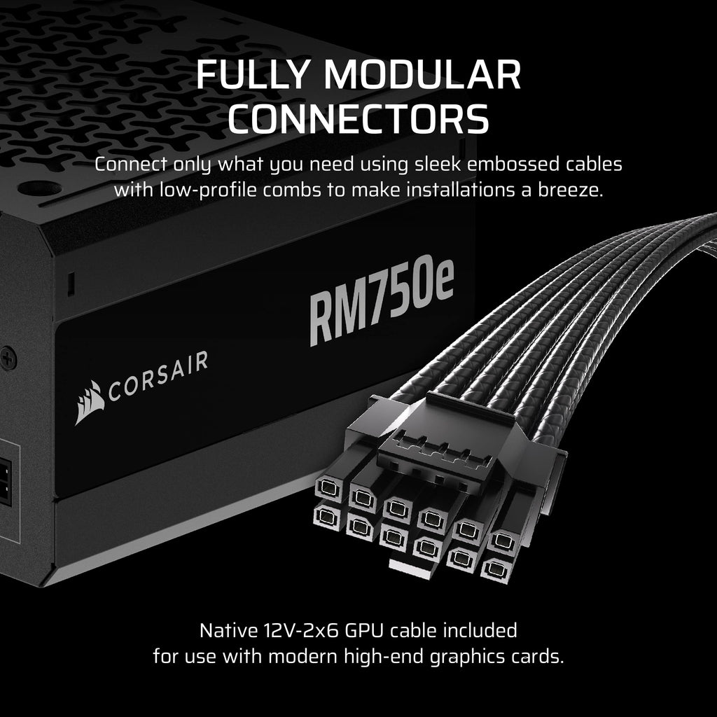 750W ATX Power Supply – Black J27463
