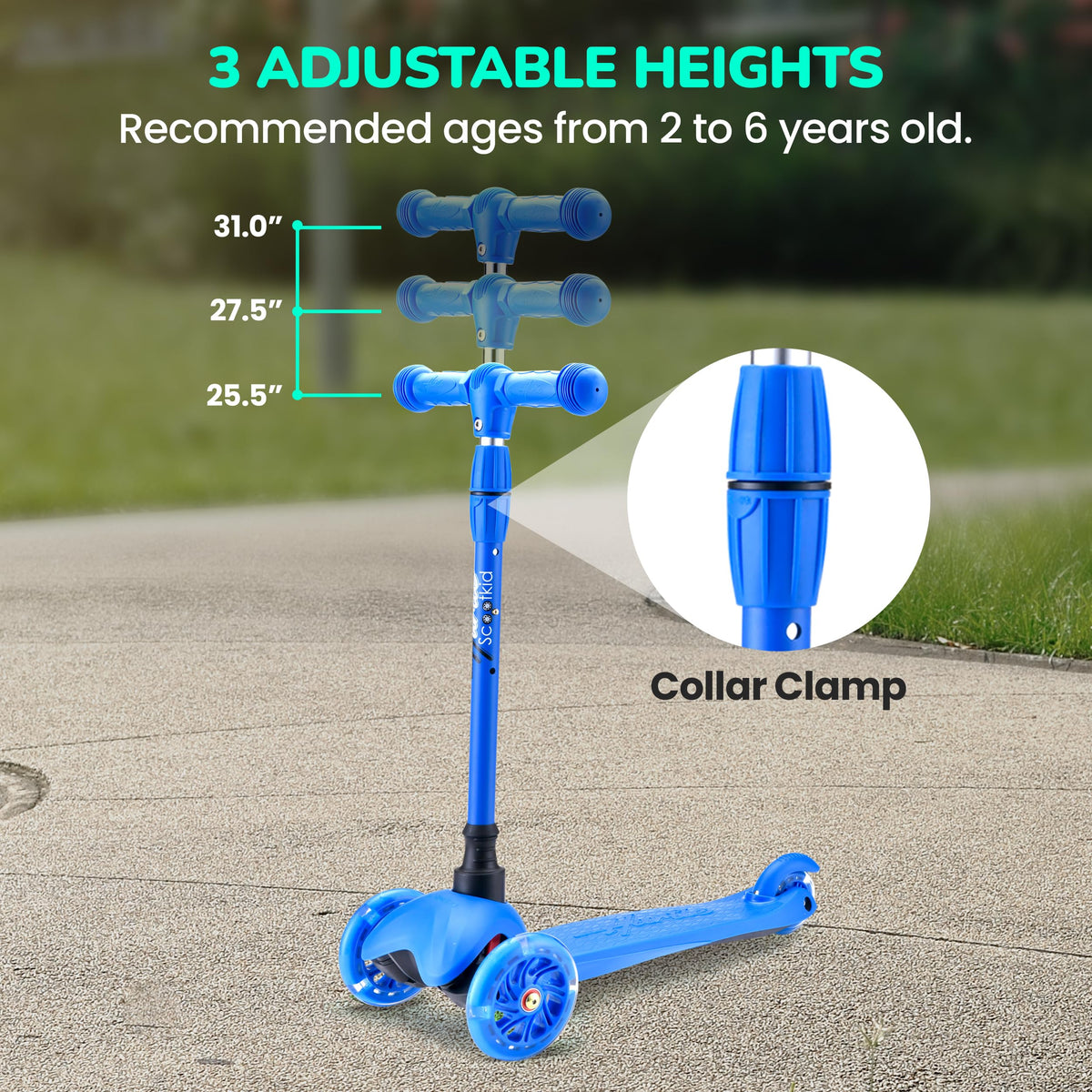 3 Wheel Kids Scooter with LED Wheels K605521